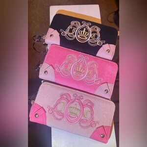 Juicy Couture Lovers Club Bundle 3 Wallets Large